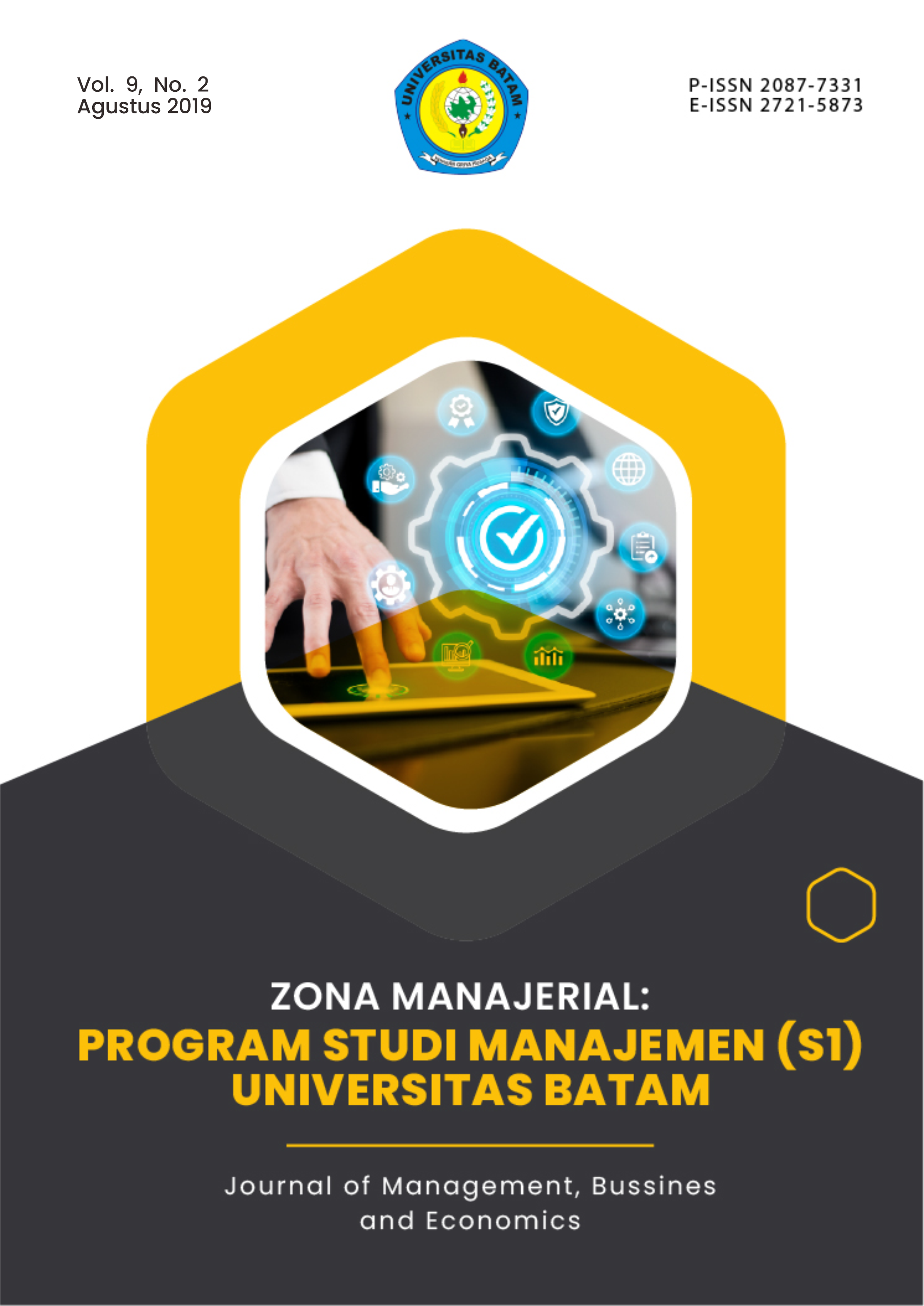 					View Vol. 9 No. 2 (2019): Zona Manajerial: Program Studi Manajemen
				