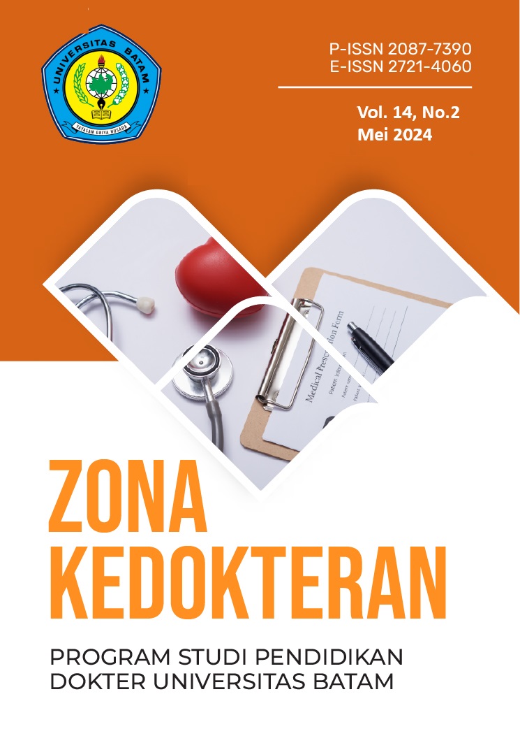 					View Vol. 14 No. 2 (2024): Zona Kedokteran: Program Studi Pendidikan Dokter Universitas Batam
				