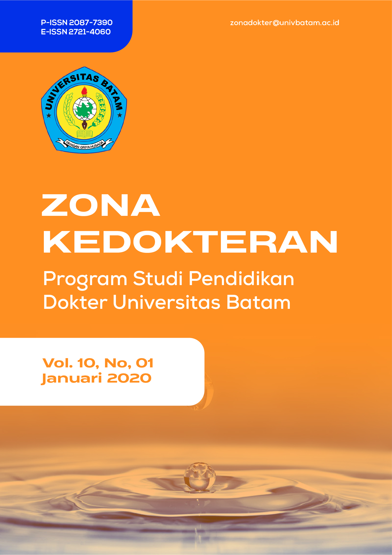 					View Vol. 10 No. 1 (2020): Zona Kedokteran Program Studi Pendidikan Dokter Universitas Batam
				